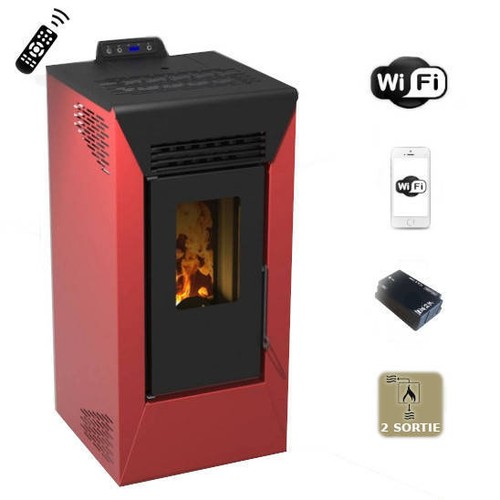 Stufa pellet wifi - a,
